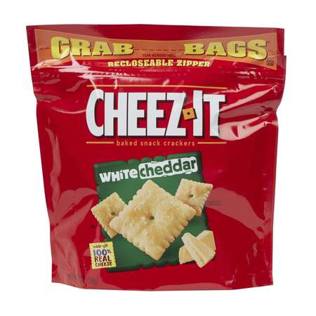 CHEEZ-IT Cheez-It Grab Bag Reclosable White Cheddar Crackers 7 oz. Bag, PK6 2410011621